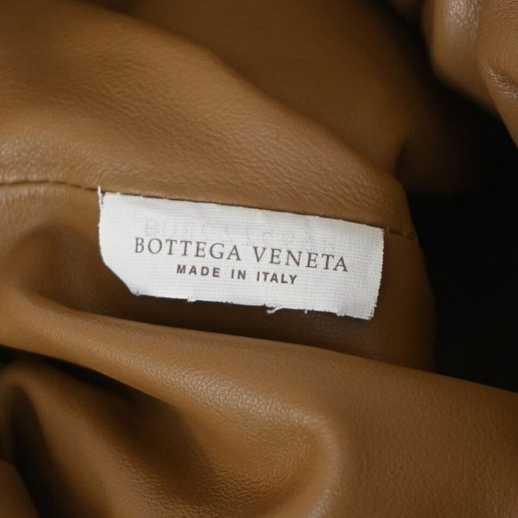 BOTTEGA VENETA Logo Shoulder Pouch Bag Leather Brown Italy - Picture 14 of 16